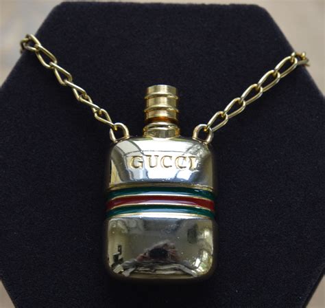 gucci perfume necklace|gucci necklace on sale.